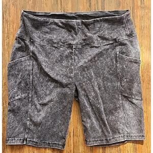 Nwt Charcoal Zenna Stretch Bikershorts Womens Size 3x